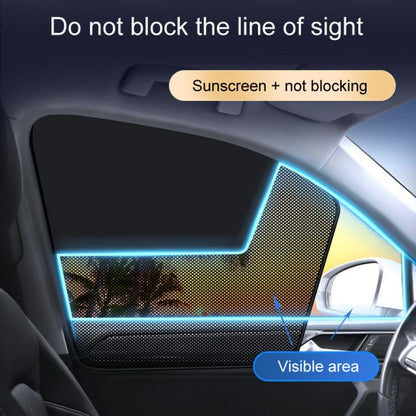 Universal Magnetic Car Sunshade Double Splicing Design Breathable Car Curtains, Vertical Splicing Driver, Vertical Splicing Passenger, Vertical Splicing Left Rear, Vertical Splicing Right Rear, Horizontal Splicing Driver, Horizontal Splicing Passenger