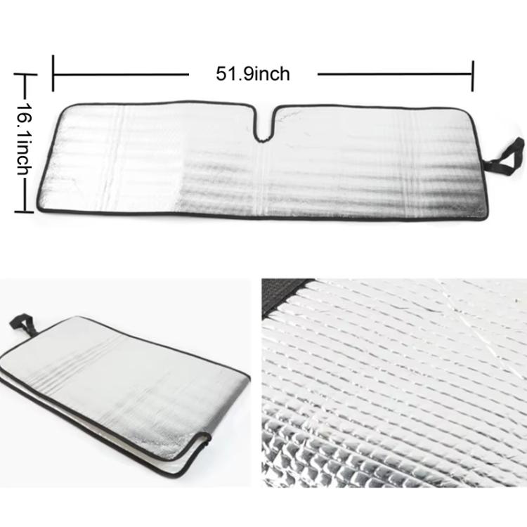 For Jeep 2007-2017 Wrangler JK Car Front Windshield Sunshade, 51.9 x 16.1inch