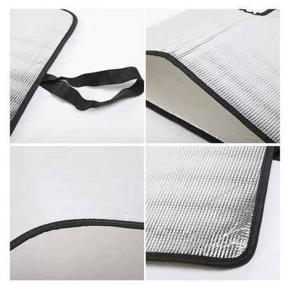 For Jeep 2007-2017 Wrangler JK Car Front Windshield Sunshade, 51.9 x 16.1inch