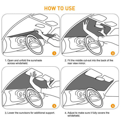 For Jeep Wrangler JL After 2018 汽车前挡风玻璃遮阳板