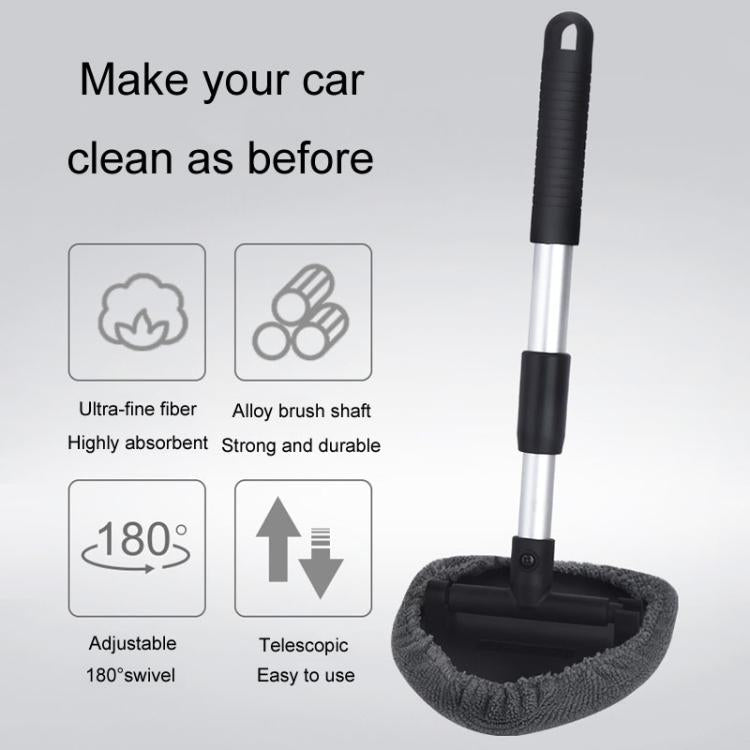 Car Windshield Cleaning Wipe Aluminum Retractable Car Wash Window Brush, DM-130