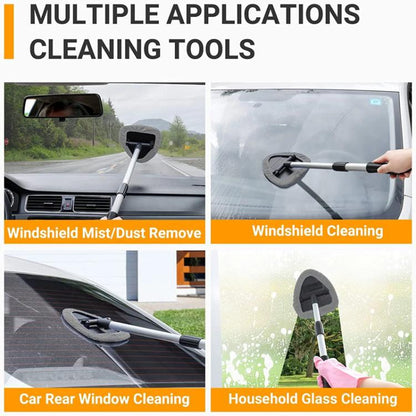 Car Windshield Cleaning Wipe Aluminum Retractable Car Wash Window Brush, DM-130