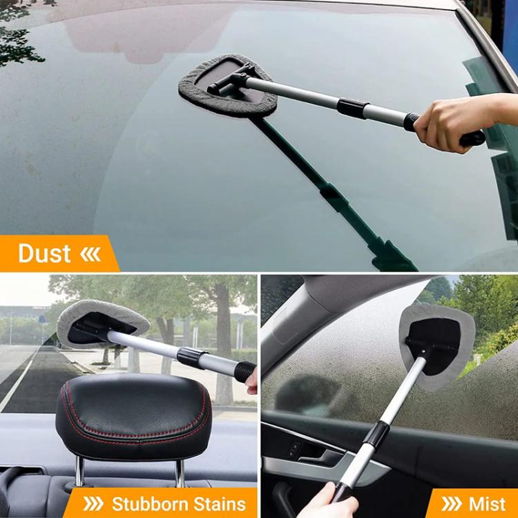 Car Windshield Cleaning Wipe Aluminum Retractable Car Wash Window Brush, DM-130