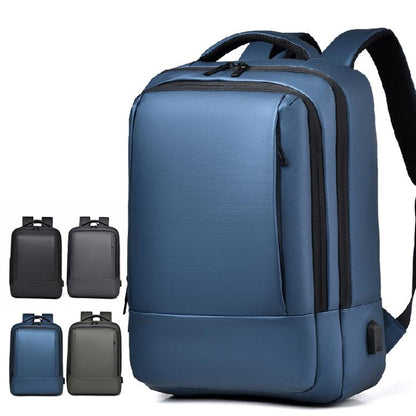 OUMANTU 2103 Large Capacity Multi-Compartment Waterproof Laptop Backpack With USB Port