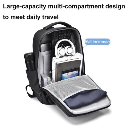 OUMANTU 2103 Large Capacity Multi-Compartment Waterproof Laptop Backpack With USB Port