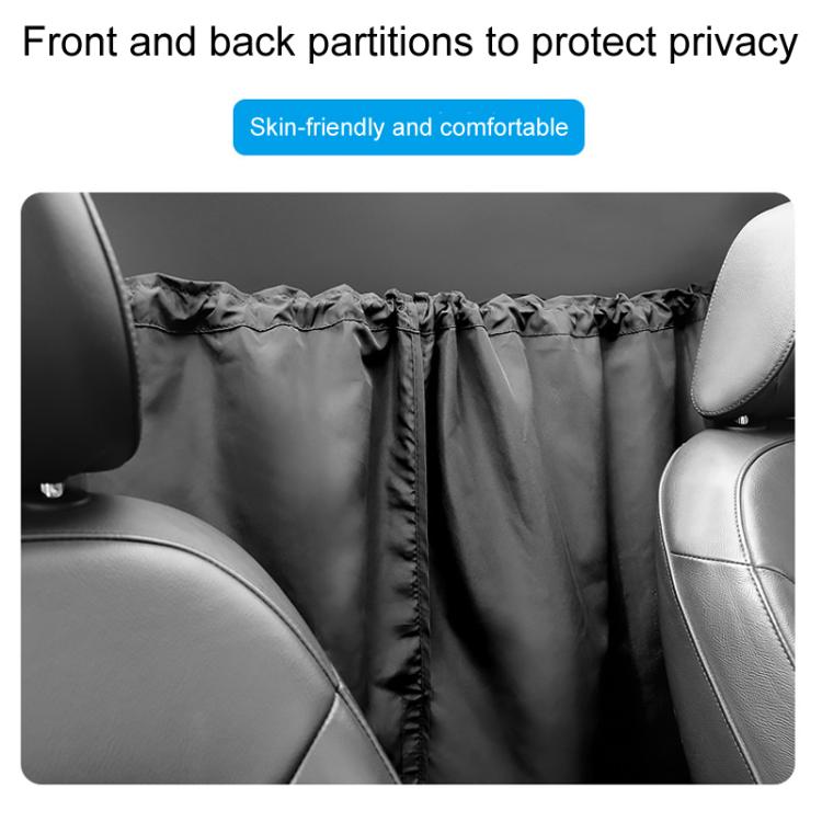 5pcs / Set Car Rear Side Blackout Sunshade Curtains Automobile Privacy Sunshade
