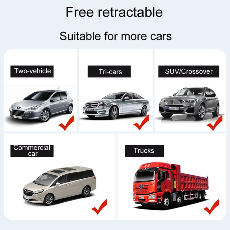 5pcs / Set Car Rear Side Blackout Sunshade Curtains Automobile Privacy Sunshade