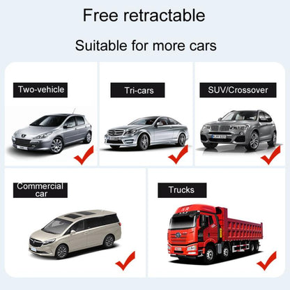 5pcs / Set Car Rear Side Blackout Sunshade Curtains Automobile Privacy Sunshade