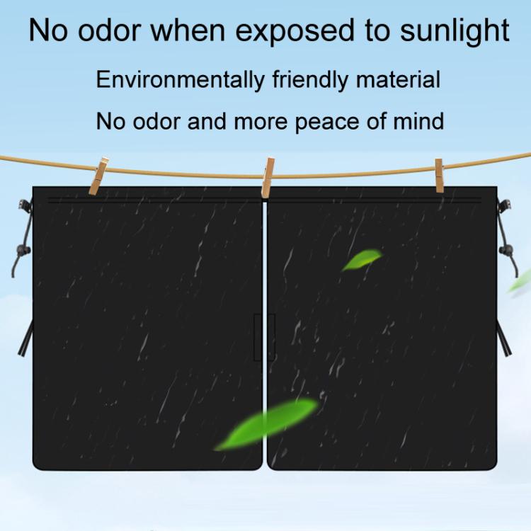 5pcs / Set Car Rear Side Blackout Sunshade Curtains Automobile Privacy Sunshade