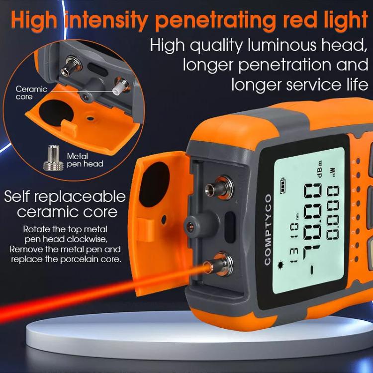 4 In 1 Mini Optical Power Meter Red Light Integrated Machine Portable Power Test Equipment, M70 1mw, M70 10mw, M70 15mw, M70 20mw, M70 30mw, M70 50mw, M50 1mw, M50 10mw, M50 15mw, M50 20mw, M50 30mw, M50 50mw