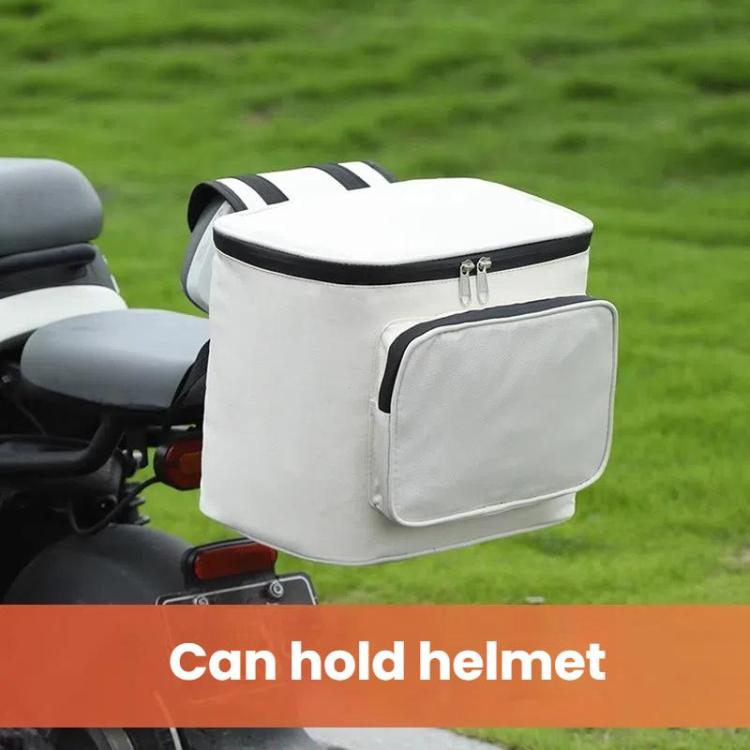 Electrical Motorcycle Waterproof Rear Backrest Hanging Bag Large Capacity Helmet Storage Bag