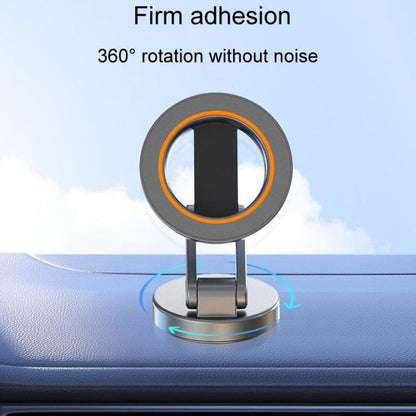JK-319 Universal Foldable Car Cell Phone Holder Car Dashboard Rotating Magnetic Navigation Mount