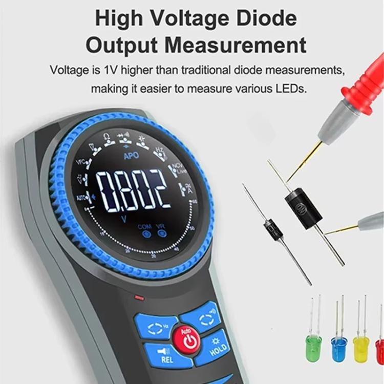 Rotary Auto Ranging Multimeter Voltage Resistance Measurement Buzzer, DT-24R