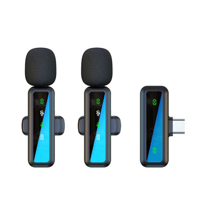 H63 Wireless Lavalier Microphone Live Shooting Audio Noise Canceling Device, Single Mic, Dual Mic