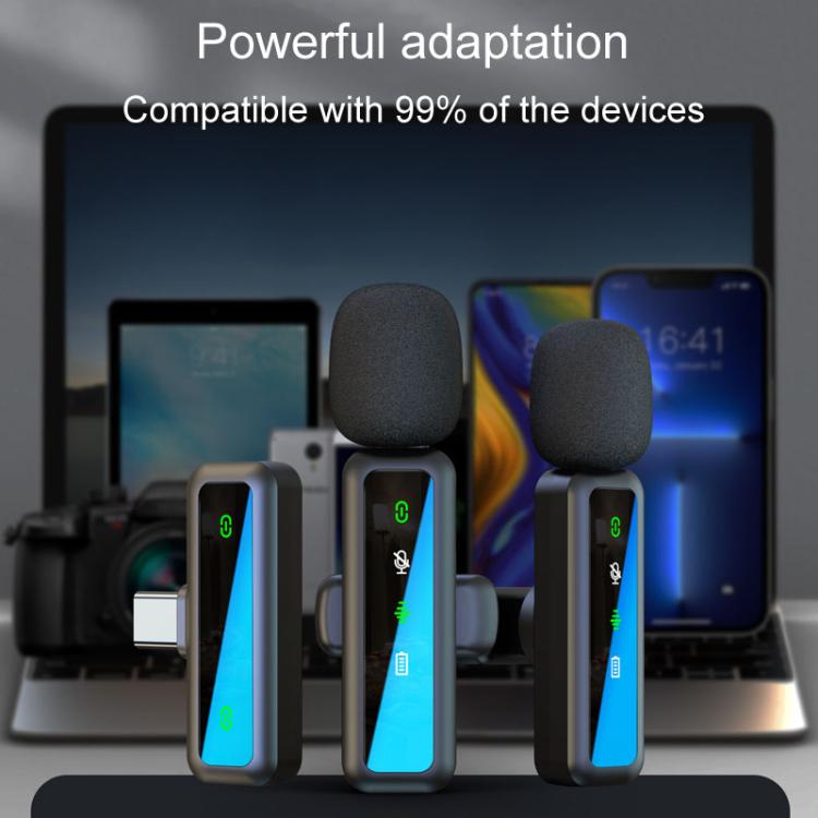 H63 Wireless Lavalier Microphone Live Shooting Audio Noise Canceling Device, Single Mic, Dual Mic