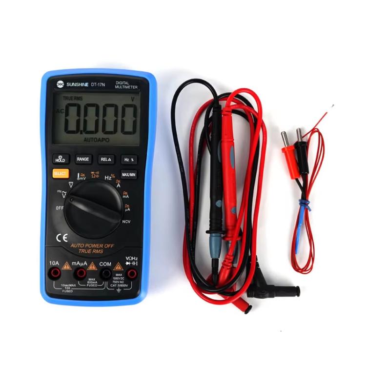 Auto Range Digital Multimeter LCD Display Tester Pen High Precision Measurement Of Capacitance Voltage Current, DT-17N
