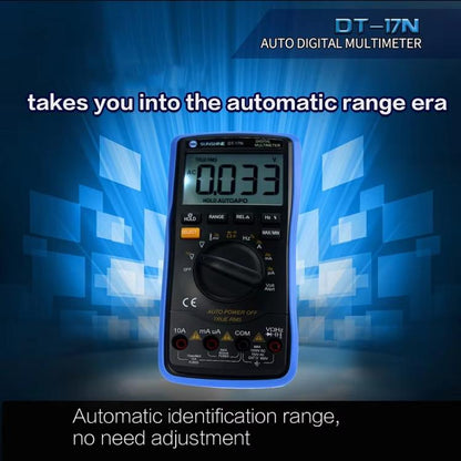 Auto Range Digital Multimeter LCD Display Tester Pen High Precision Measurement Of Capacitance Voltage Current, DT-17N