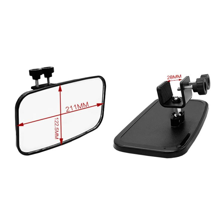 Universal Offshore Yacht Square Center Mirror Rearview Mirror Reflector