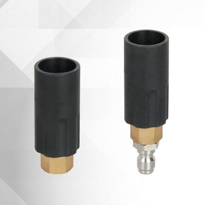 Universal High Pressure Spray Adjustable Nozzle Washer Cleaning Parts, Inner Wire M1/4, 1/4 Quick Plug