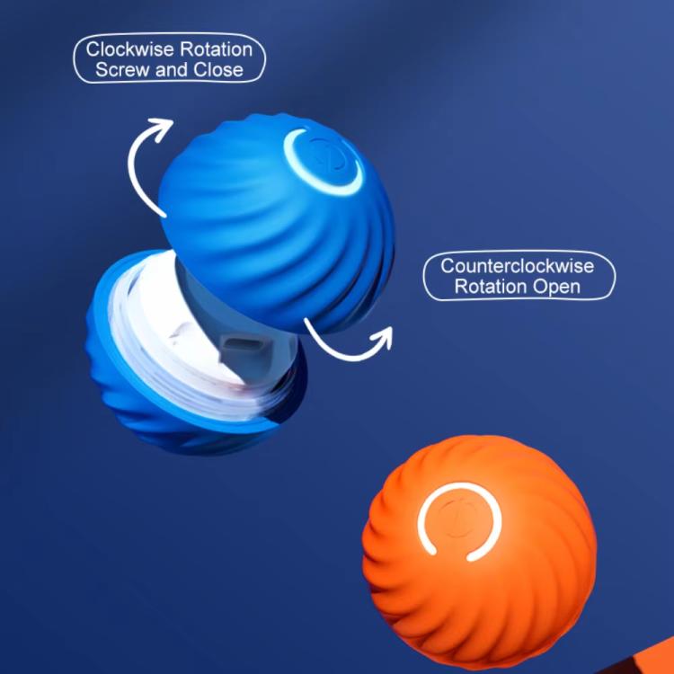Petgravity Smart Self Rolling Ball Interactive Dog Toys Rechargeable Dog Ball Replaceable Shell, 67mm Blue, 67mm Orange, 56mm Blue, 56mm Orange