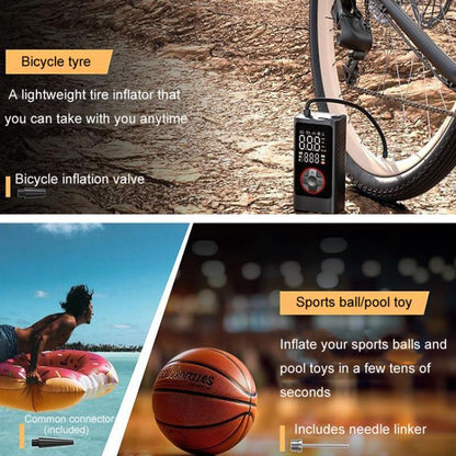 ATJ-004 Smart Wireless Digital Display Portable Car Tire Pump Multi-Function Inflator