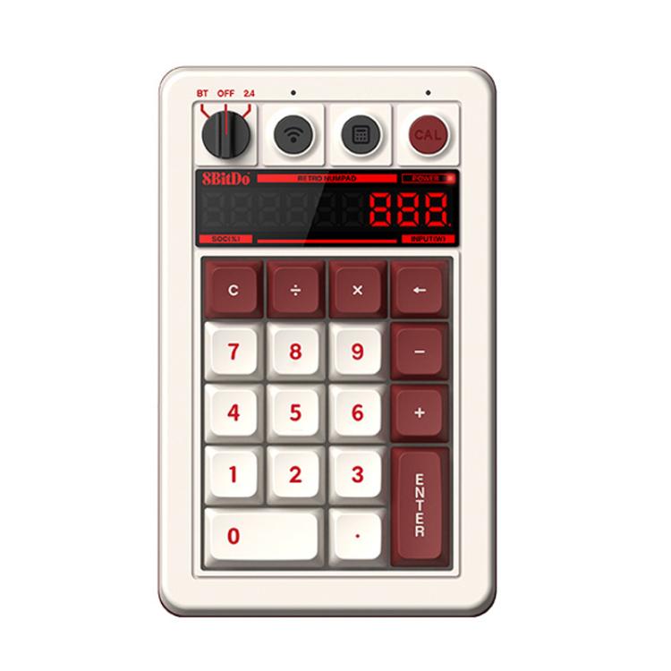 8BitDo Retro18 Tri-mode Connection Computer Mechanical Numeric Keyboard Counter 2 In 1