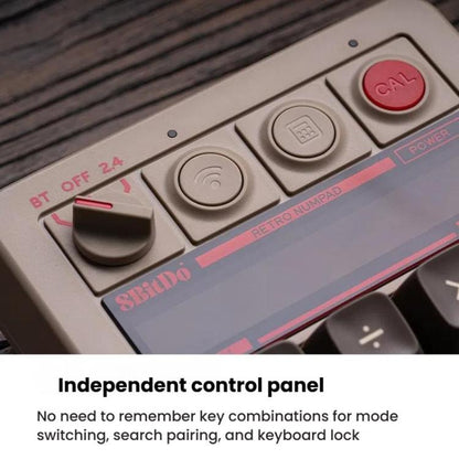 8BitDo Retro18 Tri-mode Connection Computer Mechanical Numeric Keyboard Counter 2 In 1