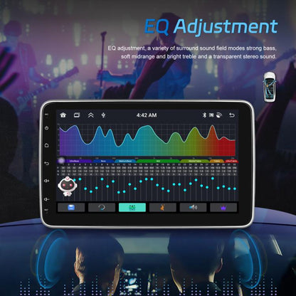 10 Inch Android 13.0 Universal Player Car Reversing Center Control Integrated Machine, 4+64G