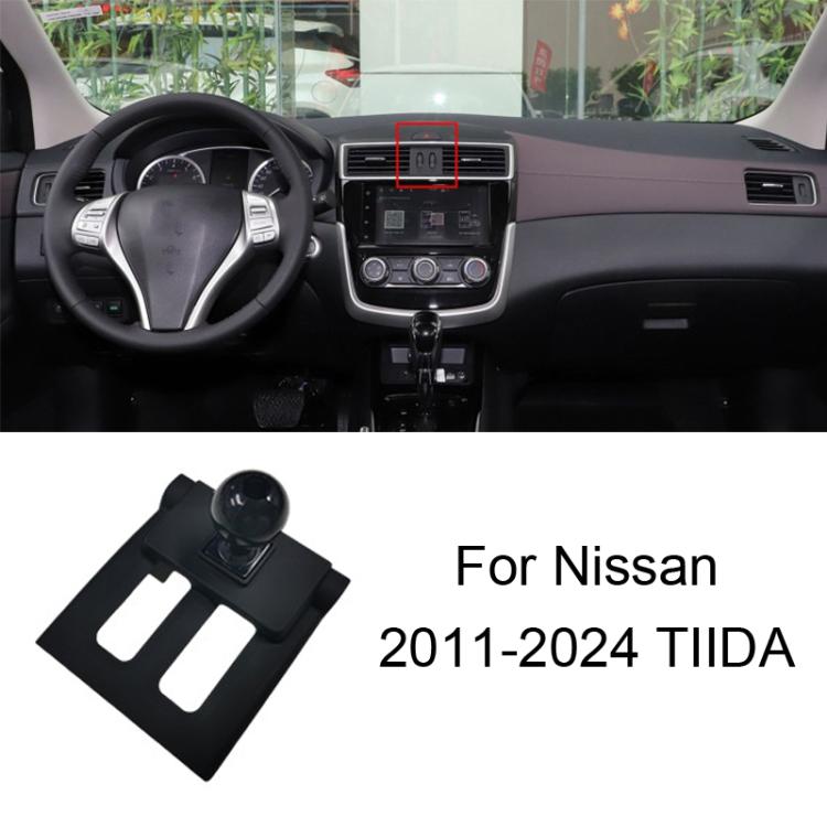 For Nissan Left-Handed Drive Car Mobile Phone Holder Mounting Base, 06-10 TIIDA, 11-24 TIIDA, 06-11 SYLPHY (Screen Modification Available), 06-09 SYLPHY, 12-19 SYLPHY / 20-22 SYLPHY Classic, 20-26 SYLPHY 14Gen, 20-26 SYLPHY (Left), 22 SYLPHY e-POWER