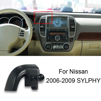 For Nissan Left-Handed Drive Car Mobile Phone Holder Mounting Base, 06-10 TIIDA, 11-24 TIIDA, 06-11 SYLPHY (Screen Modification Available), 06-09 SYLPHY, 12-19 SYLPHY / 20-22 SYLPHY Classic, 20-26 SYLPHY 14Gen, 20-26 SYLPHY (Left), 22 SYLPHY e-POWER