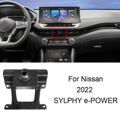 For Nissan Left-Handed Drive Car Mobile Phone Holder Mounting Base, 06-10 TIIDA, 11-24 TIIDA, 06-11 SYLPHY (Screen Modification Available), 06-09 SYLPHY, 12-19 SYLPHY / 20-22 SYLPHY Classic, 20-26 SYLPHY 14Gen, 20-26 SYLPHY (Left), 22 SYLPHY e-POWER