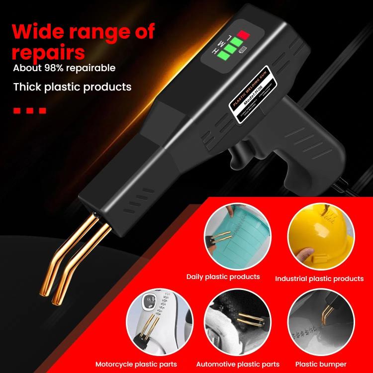 Rechargeable Car Bumper Plastic Repair Welding Machine, Black, Black+200 Welding Nails, Black+400 Welding Nails, Black+800 Welding Nails, Black+1200 Welding Nails