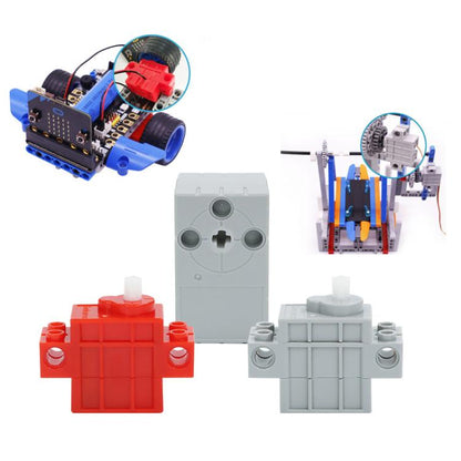 Programmable Geekservo For DIY Electronic Smart Car, Building Block Motor, Building Block Servo Gen 1, Building Block Servo Gen 2