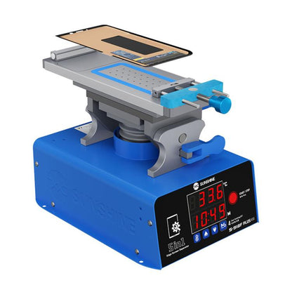SUNSHINE S-918F Plus 5 In 1 Curved Screen Separator Mobile Phone LCD Screen Repair Separator Heating Platform, S-918F Plus