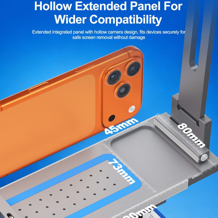 SUNSHINE S-918F Plus 5 In 1 Curved Screen Separator Mobile Phone LCD Screen Repair Separator Heating Platform, S-918F Plus