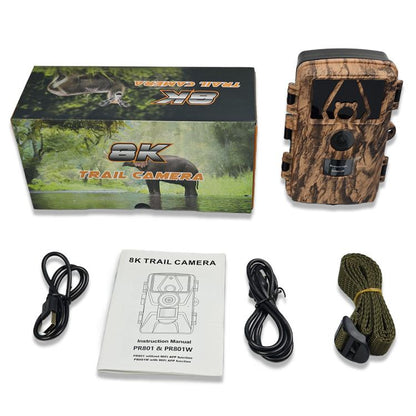 Ultra HD 8K Video 60MP Photo APP WIFI Outdoor Hunting Camera, PR801W WIFI Version