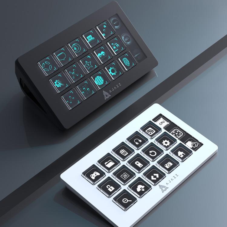 Ajazz AKP153 Multifunctional Console Panel Desktop Assistant Live Stock Tuning Custom Programming Mini Keyboard