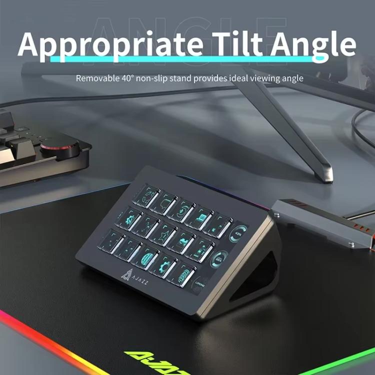 Ajazz AKP153 Multifunctional Console Panel Desktop Assistant Live Stock Tuning Custom Programming Mini Keyboard