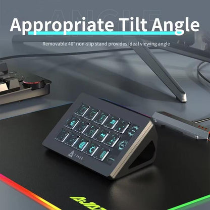 Ajazz AKP153 Multifunctional Console Panel Desktop Assistant Live Stock Tuning Custom Programming Mini Keyboard