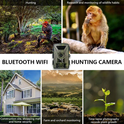 Wifi 8K Hunting Camera Outdoor Day Night Dual-use Photo Recording HD Monitoring, PR802W