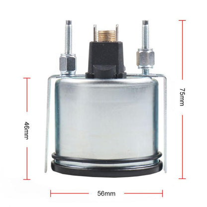 Car Modification Instrument Dual Scale Direct Sensor Oil Pressure Gauge