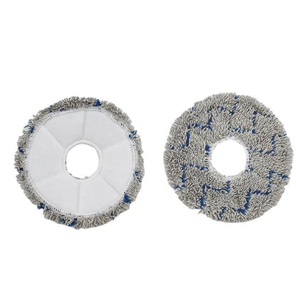 2pcs /Pack Mop Pads Rag For Ecovacs DEEBOT X1 TURBO / X1 PLUS/ X1 OMNI / T10 TURBO