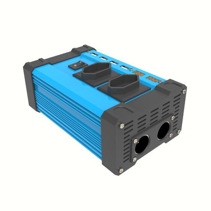 Gurxun 4 USB Ports Digital Display Modified Square Wave Inverter, 300W US Plug 12V To 110V, 500W US Plug 12V To 110V, 300W Brazil Plug 12V To 110V, 500W Brazil Plug 12V To 110V, 300W Brazil Plug 12V To 220V, 500W Brazil Plug 12V To 220V