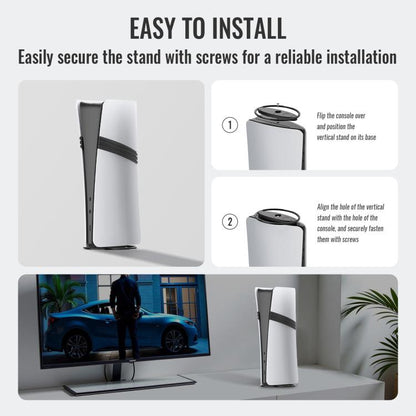 For PS5 / PS5 Slim / PS5 Pro Game Console Desktop Vertical Stand Non-Slip Base