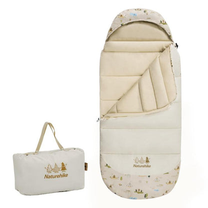 Portable Outdoor Camping Cotton Kids Sleeping Bag Camping Warm Quilt, Naturehike BC180 Thin, Naturehike BC300 Thick