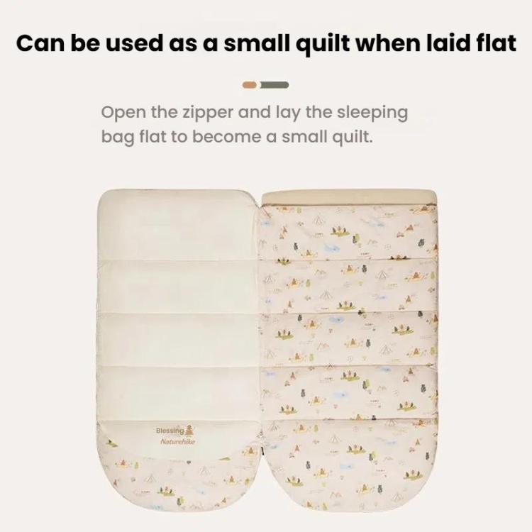 Portable Outdoor Camping Cotton Kids Sleeping Bag Camping Warm Quilt, Naturehike BC180 Thin, Naturehike BC300 Thick