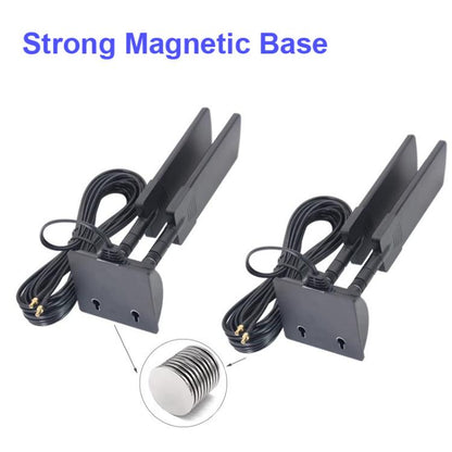 42dbi 5G Router External Antenna Outdoor Long Range WiFi Signal Coverage Booster, SMA Male Black, TS9 Black, TS9 White