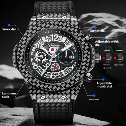 Dulunwe 6067A 30m Waterproof Luminous Automatic Mechanical Watch
