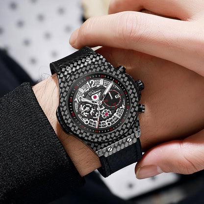 Dulunwe 6067A 30m Waterproof Luminous Automatic Mechanical Watch
