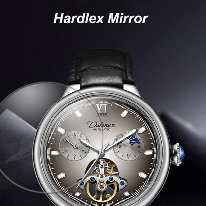 Dulunwe 6049B 30m Waterproof Luminous Flywheel Fully Automatic Mechanical Watch